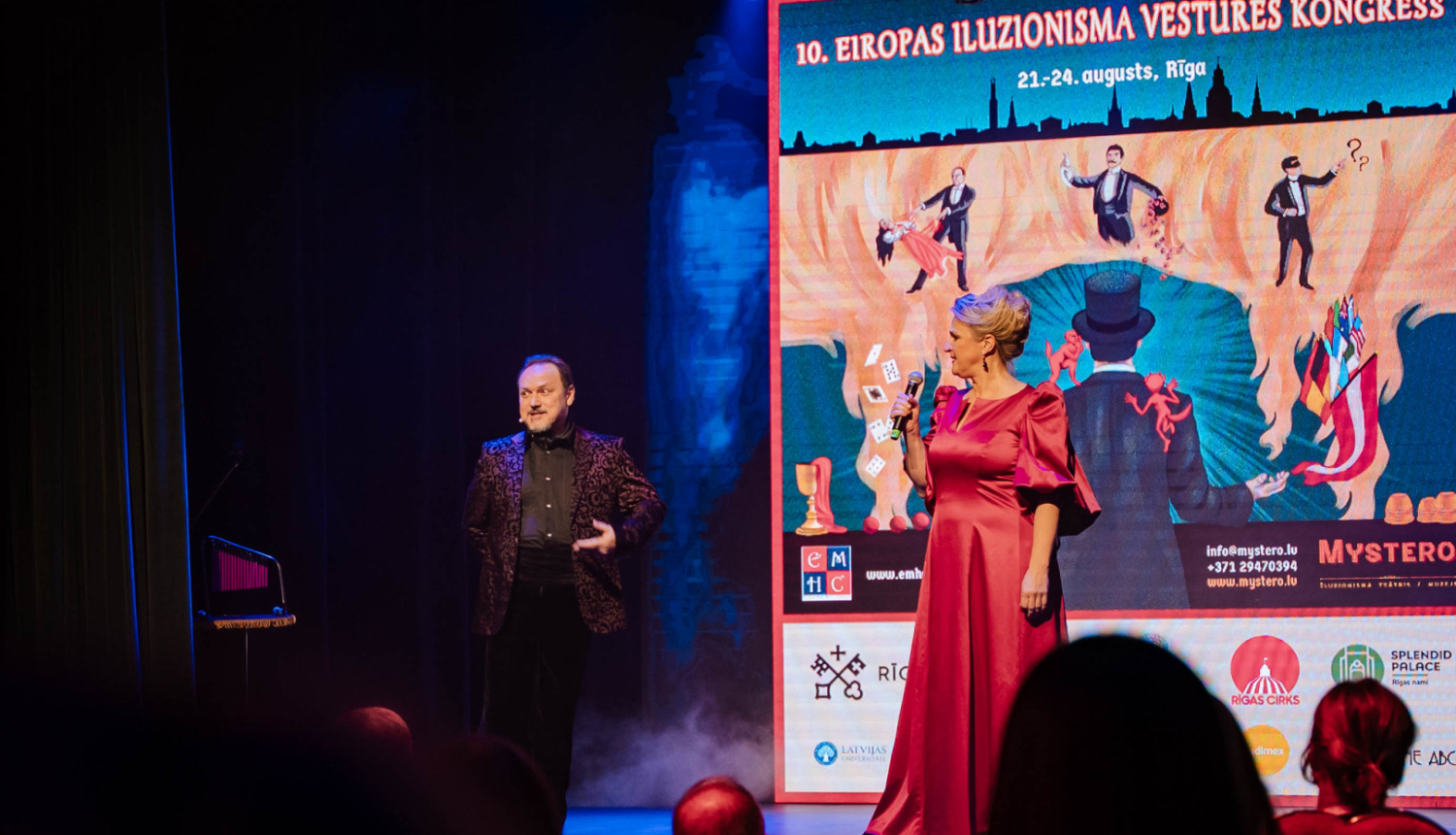 Preses konference par iluzionisma kongresu