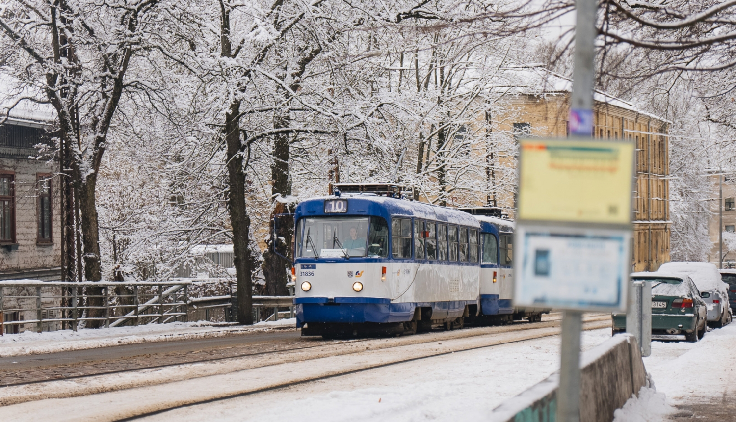 Tramvajs ziemā