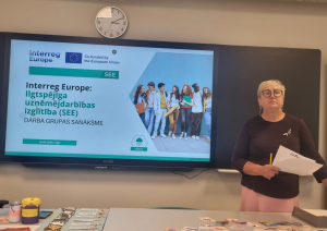 Europe projekta “Ilgtspējīga uzņēmējdarbības izglītība” darba grupas sanāksme